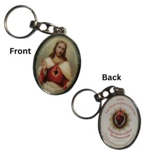 Sacred Heart of Jesus Keyring Medallion